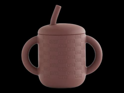 Kith Kids Mushie Silicone Training Cup & Straw Rogue