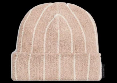 Kith Kin Pinstripe Chenille Beanie Oatmeal