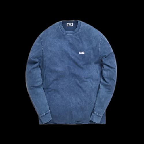 Kith LAX Pigment Dyed L/S Tee Dark Indigo
