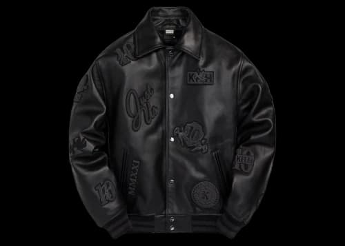 Kith Leather Coaches Jacket Monarch