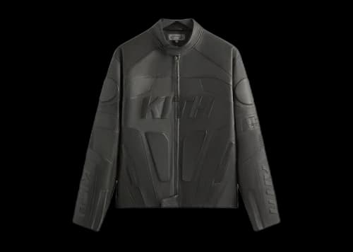 Kith Leather Wayne Moto Jacket Black