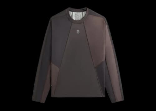 Kith Long Sleeve Panelled Otto Tee Kindling