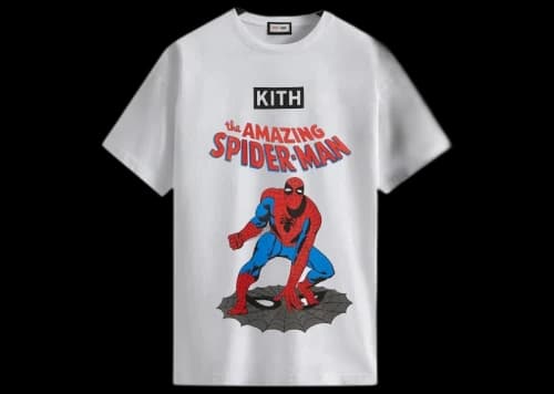 Kith Marvel Spider-Man Allies Vintage Tee White
