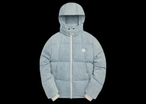 Kith Midi Denim Puffer Jacket Anchor