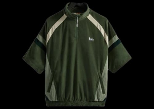 Kith Mixed Micro Cord Linden Retro Quarter Zip Court