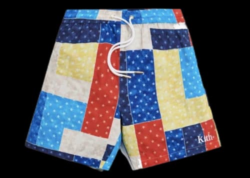 Kith Mixed Stars Hardaway Short Blue/Multi