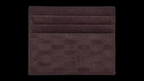 Kith Monogram Suede Card Holder Incognito