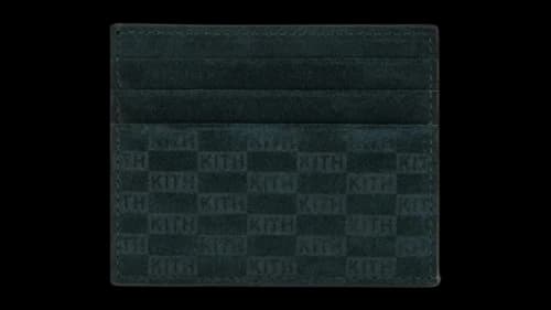 Kith Monogram Suede Card Holder Stadium