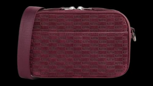 Kith Monogram Suede Crosswalk K20 Bag Magma