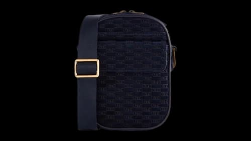 Kith Monogram Suede Passenger K15 Bag Ink