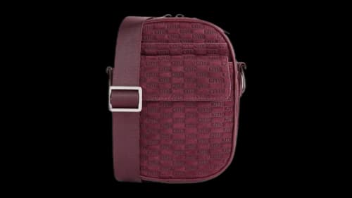 Kith Monogram Suede Passenger K15 Bag Magma