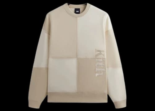 Kith Multi Panelled Nelson Crewneck Sandrift