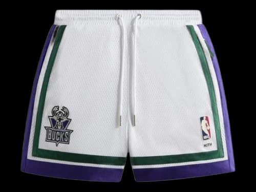 Kith NBA All-Star Milwaukee Bucks Short White