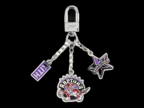 Kith NBA All-Star Toronto Raptors Keychain Silver