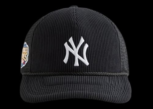 Kith New York Yankees Corduroy Trucker Hat Black