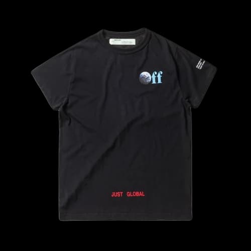 Kith Off-White Just Global Tee Black