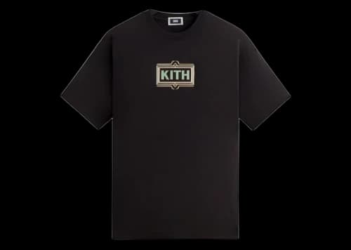 Kith Ornate Classic Logo Tee Black