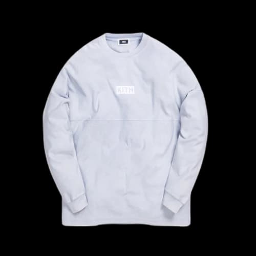 Kith Paneled L/S Tee Light Indigo