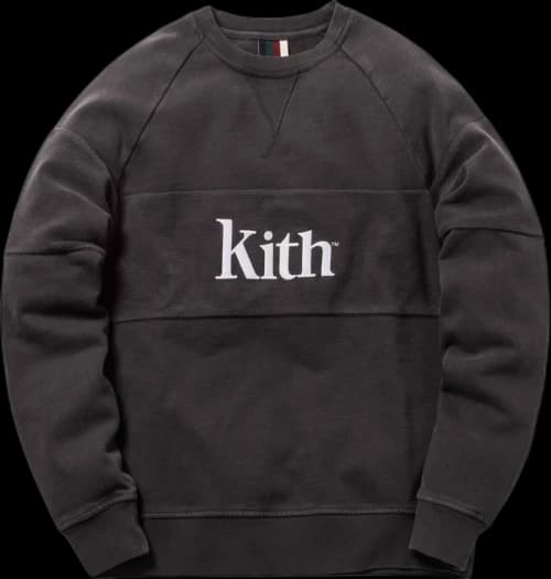 Kith Paneled Williams Crewneck Battleship