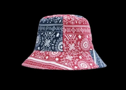 Kith Patchwork Seersucker Bucket Hat Multi