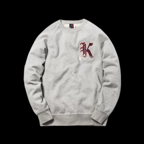 Kith Patchwork Williams Crewneck Heather Grey