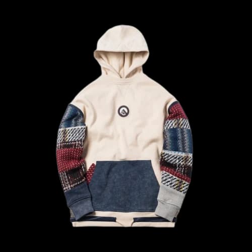 Kith Patchwork Williams Hoodie Off White