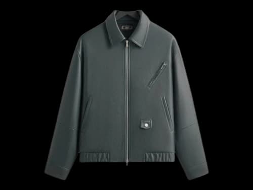 Kith Pebbled Leather Jett Blouson Jacket Stadium