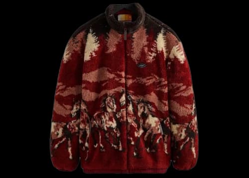 Kith Pinehurst Horses Sherpa Full Zip Allure