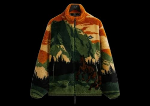 Kith Pinehurst Sherpa Full Zip Bergamot