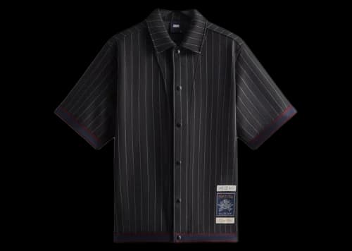 Kith Pinstripe Woodpoint Shooting Shirt Black