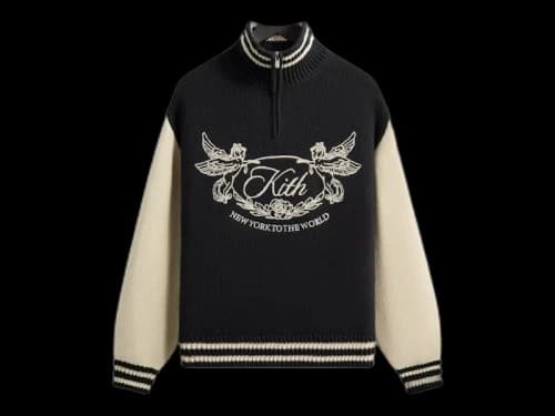 Kith Quarter Zip Wyona Sweater Ink