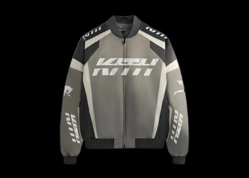 Kith Racing Nylon Bomber Jacket Steel