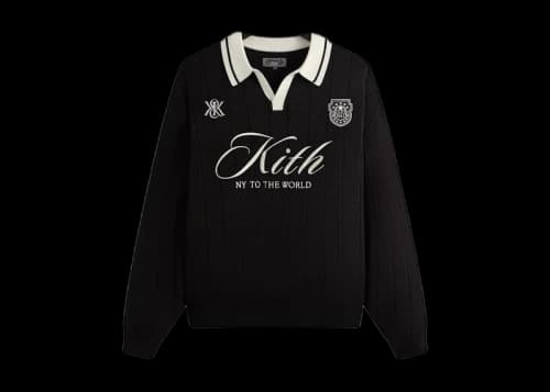 Kith Rugby Pullover Sweater Black