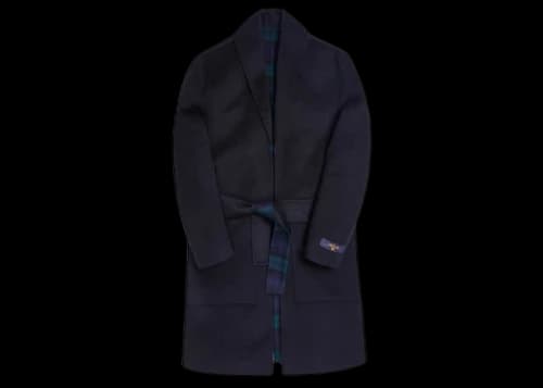 Kith Shawl Collar Becker Coat Black