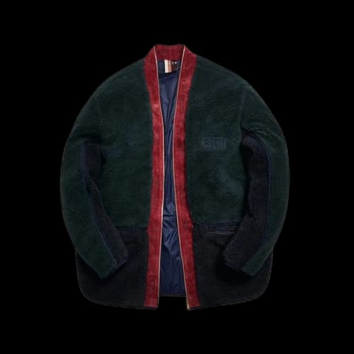 Kith Sherpa Kimono Jacket Forest