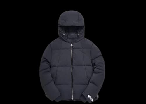 Kith Solid Puffer Jacket Soft Black