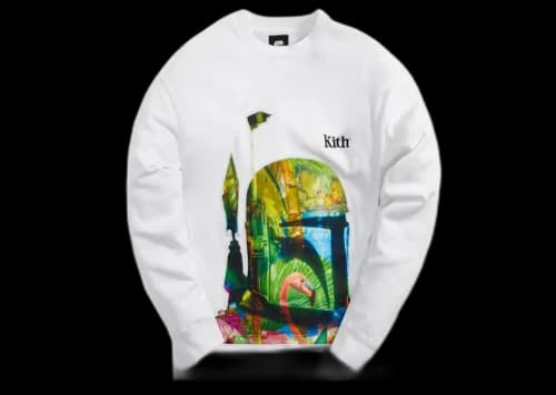 Kith x STAR WARS Boba Fett Crewneck White
