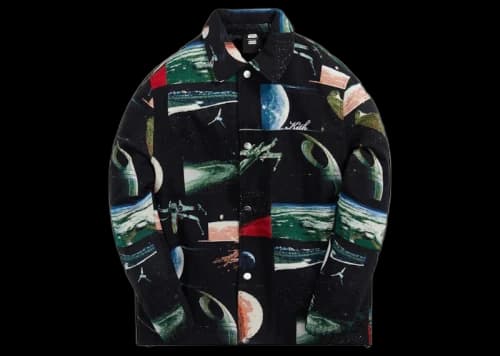 Kith x STAR WARS Planets Coaches Jacket Black