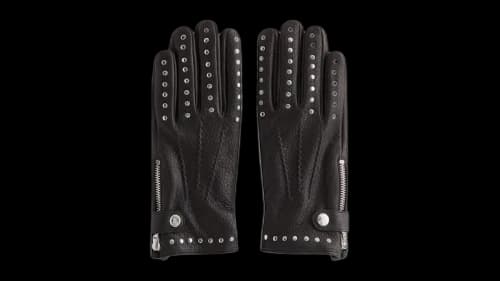 Kith Studded Leather Glove Black