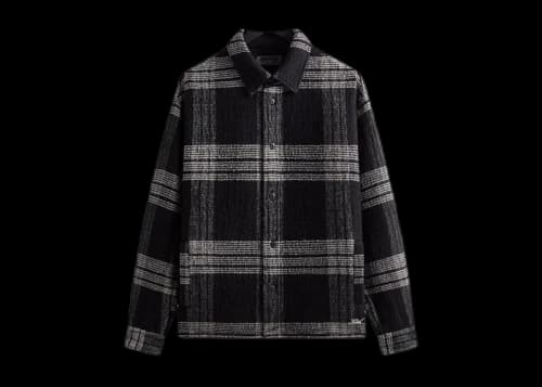 Kith Textured Plaid Isaiah Buttondown Black