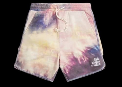 Kith Tie Dye Jordan Short Purple/Pink