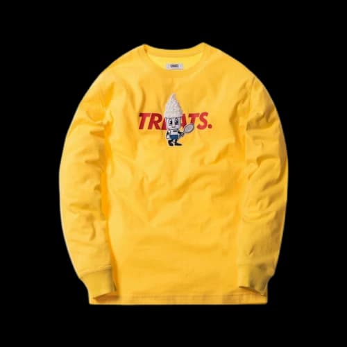 Kith Treats Cereal Boy LS Tee Yellow