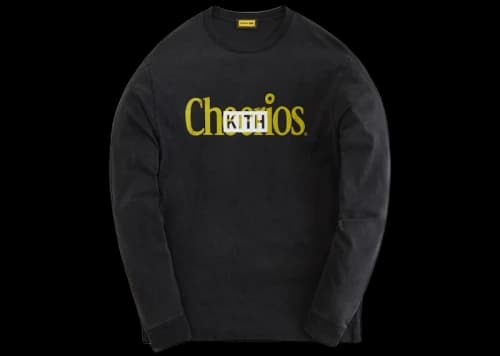 Kith Treats Honey Nut Cheerios Vintage L/S Tee Black