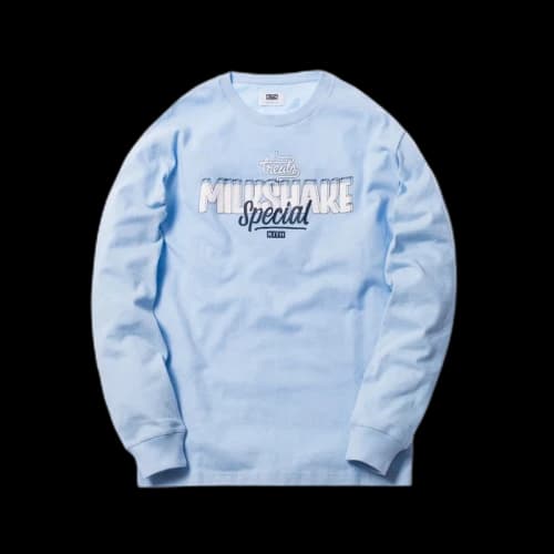 Kith Treats Milkshake Special LS Tee Baby Blue