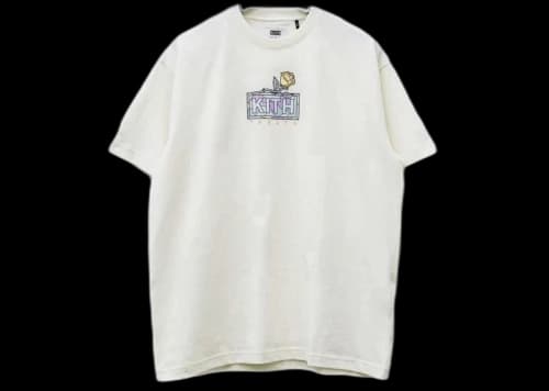 Kith Treats Mosaic Rose Tee Off White