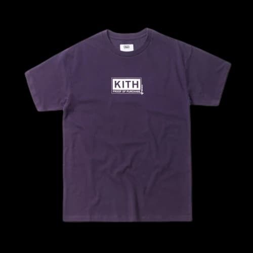 Kith Treats Proof Of Purchase Tee Purple
