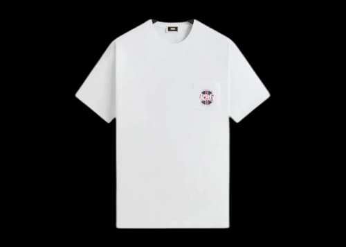 Kith Union Jack Shield Vintage Tee White