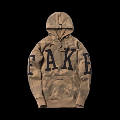 Kith Us Fake Friends Hoodie Camo