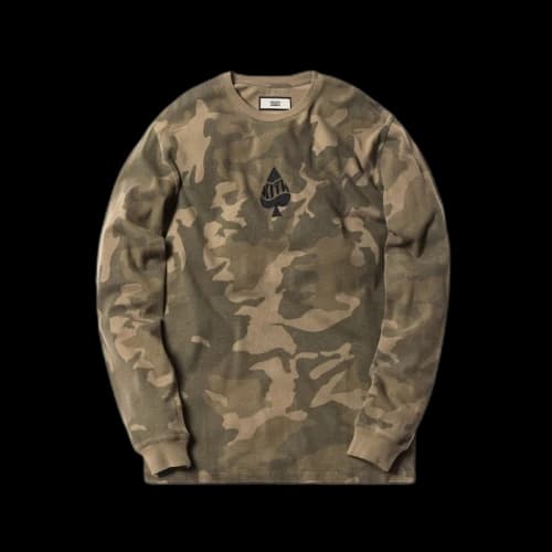 Kith US Spades L/S Tee Camo