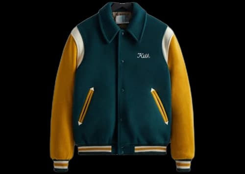 Kith Varsity Wool Coaches Jacket Fairway